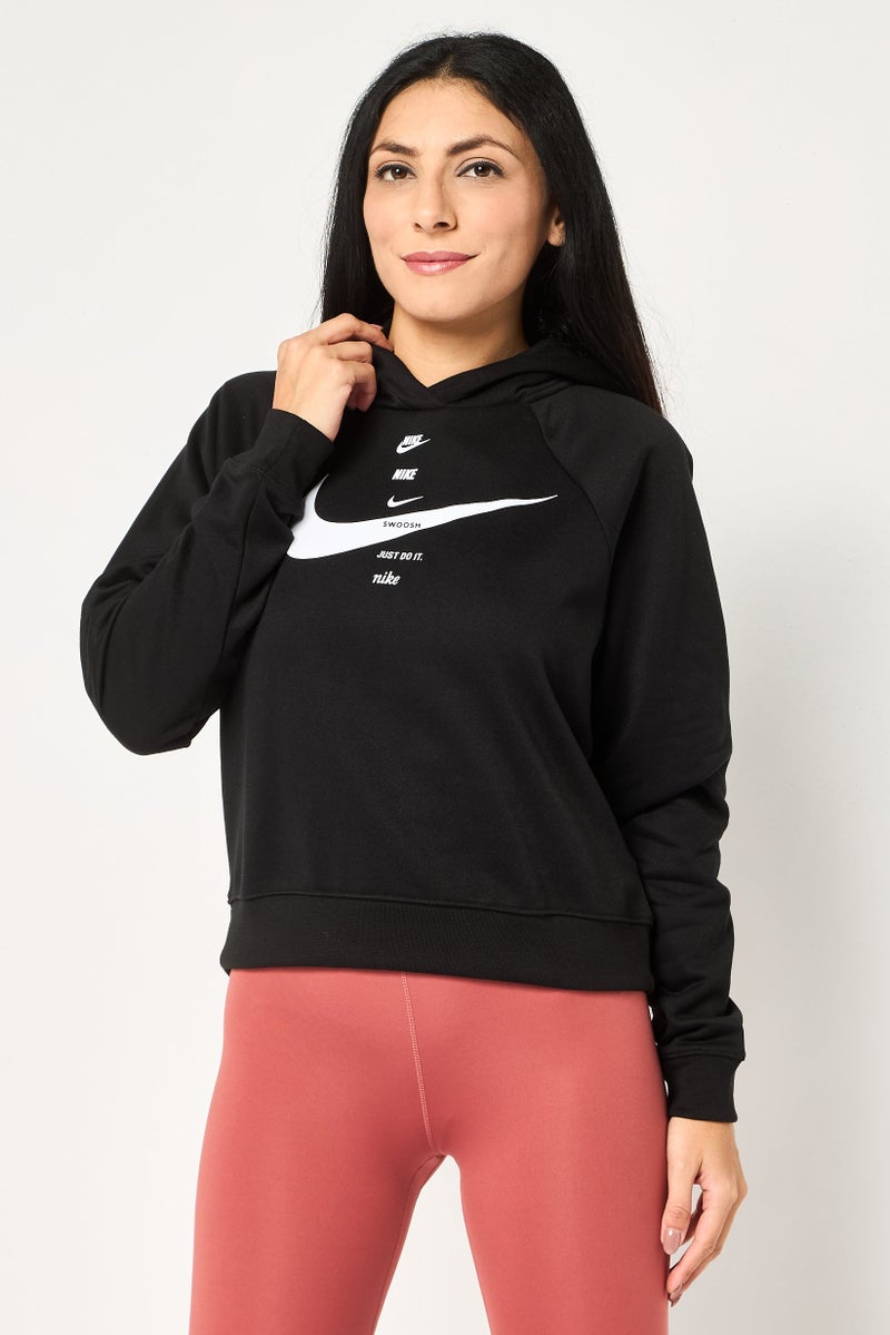 Nike Women Oversized Fit Long Sleeve Outdoor Hoodies, Black - Image 1